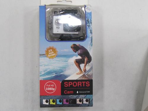 Cámara de vídeo, SPORTS CAM, FULL HD 1080P WATERPROOF 30M