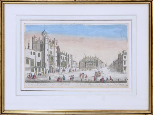 A VIEW OF S. JAMES PALACE PALL MALL