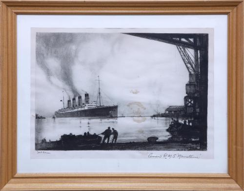 CUNARD R.M.S. MAURETANIA