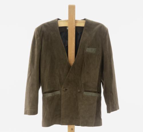 CHAQUETA DE  ANTE VERDE