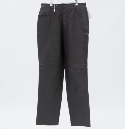 PANTALÓN DE MUJER EN CUERO MARRÓN