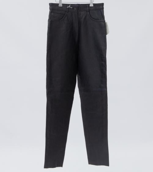 PANTALÓN DE MUJER EN CUERO COLOR MARRÓN