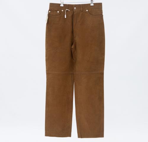 PANTALÓN DE MUJER EN ANTE COLOR CAMEL