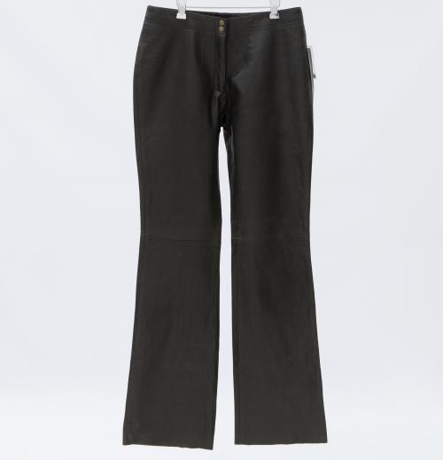 PANTALÓN DE MUJER EN CUERO COLOR MARRÓN
