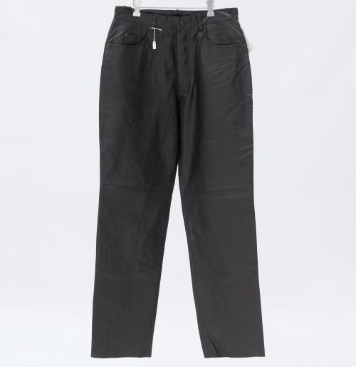 PANTALÓN DE MUJER EN CUERO COLOR MARRÓN