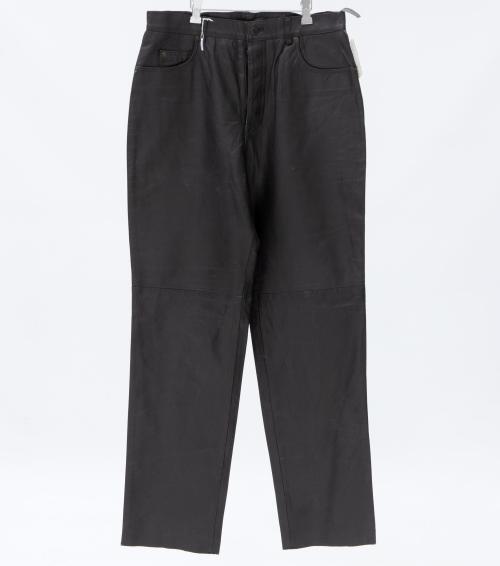PANTALÓN DE MUJER EN CUERO COLOR MARRÓN