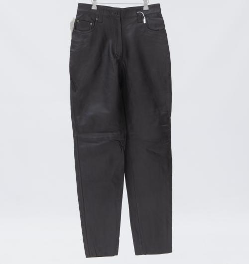 PANTALÓN DE MUJER EN CUERO COLOR MARRÓN