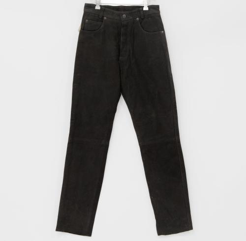 PANTALÓN DE MUJER EN CUERO COLOR MARRÓN
