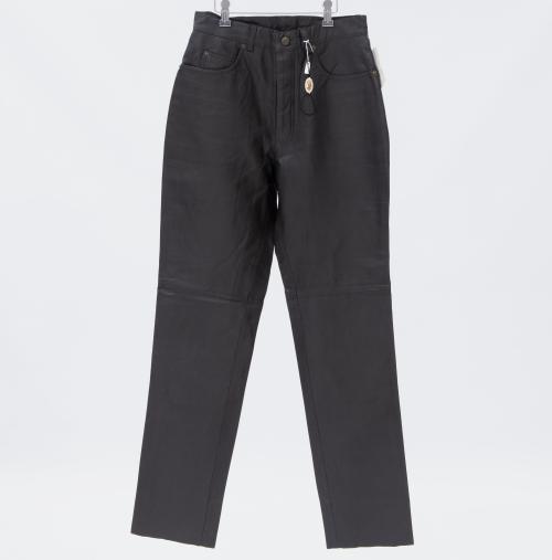 PANTALÓN DE MUJER EN CUERO COLOR MARRÓN
