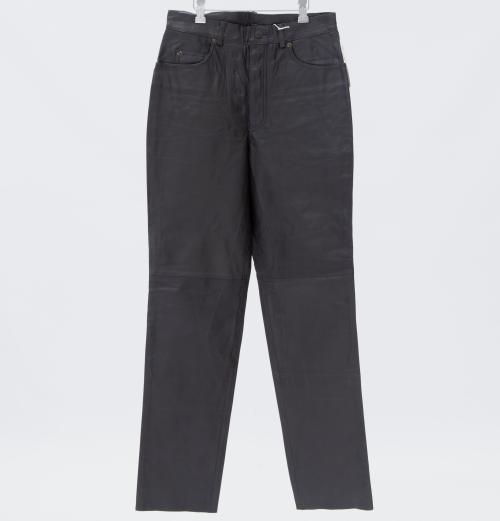 PANTALÓN DE MUJER EN CUERO COLOR MARRÓN