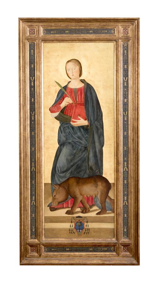 SANTA COLUMBA, COPIA DE LA OBRA ORIGINAL DE ANTONIZZO ROMAN