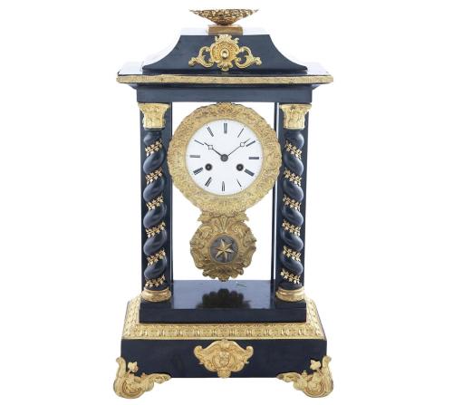 RELOJ DE PÓRTICO DE HORAS Y MEDIAS, ESTILO NAPOLEÓN III. FR