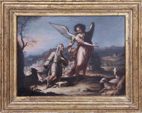COPIA DE LA OBRA ORIGINAL "SHEPHERD AND ARCHANGEL IN AN EXT