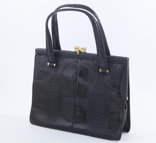 BOLSO EN PIEL DE SERPIENTE, AÑOS 50