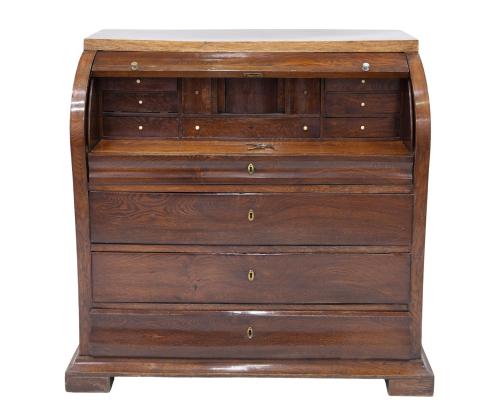 MUEBLE SECRETER ESTILO BIEDERMEIER EN MADERA DE ROBLE, FF S