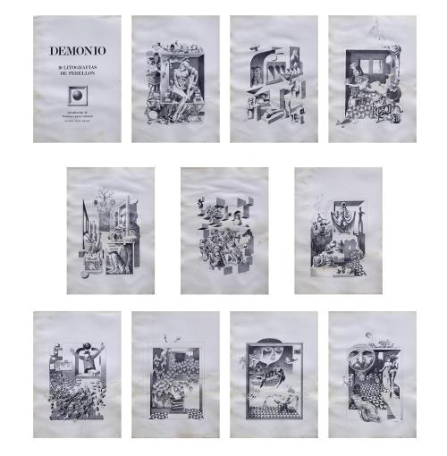 DEMONIO: 10 LITOGRAFÍAS EDITADAS POR LA GALERÍA SAINT MICHE