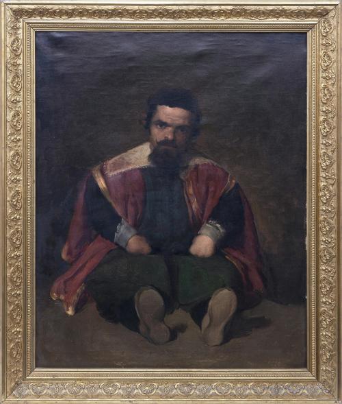 EL BUFÓN EL PRIMO, COPIA DEL ORIGINAL DE DIEGO VELÁZQUEZ
