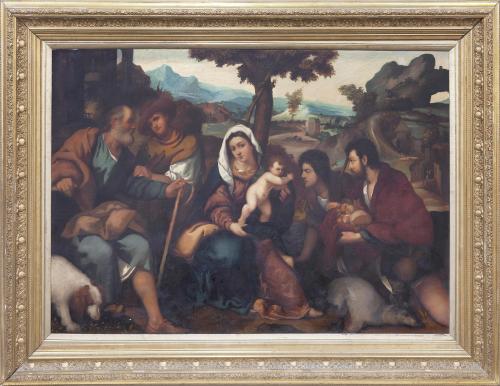 ADORACIÓN DE LOS PASTORES, COPIA DE LA OBRA ORIGINAL DE BON