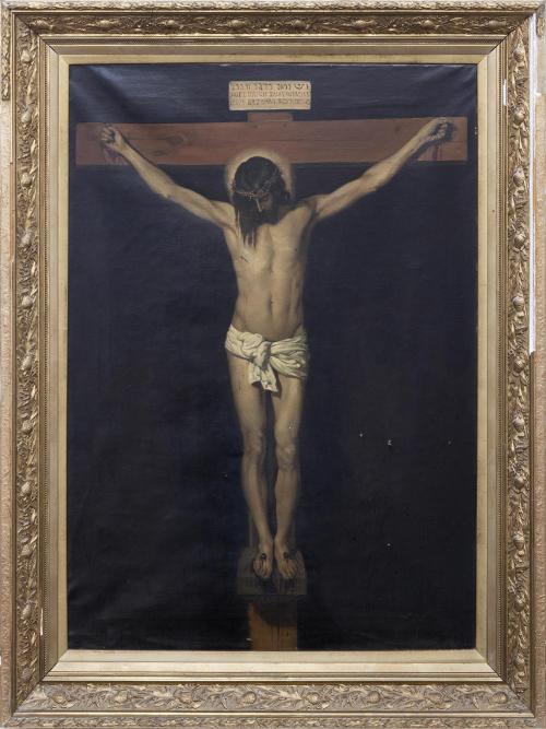 CRISTO CRUCIFICADO, COPIA DE LA OBRA ORIGINAL DE DIEGO VELÁ