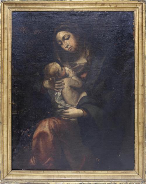 VIRGEN DE LA LECHE, COPIA DE LA OBRA ORIGINAL.