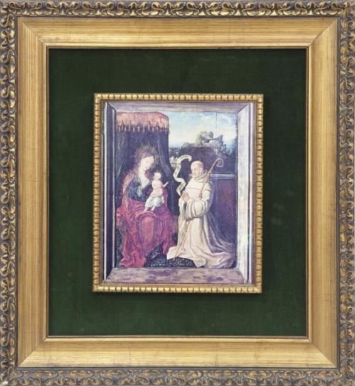 "LACTACIÓN DE SAN BERNARDO" IMPRESIÓN A COLOR DE LA TABLA C