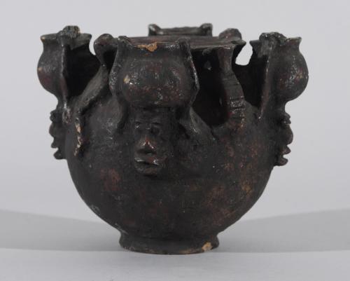 VASIJA CEREMONIAL AFRICANA, FFSS. S.XIX