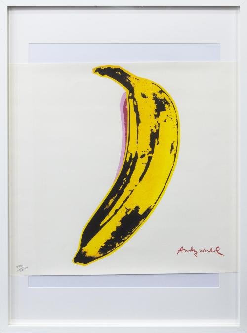 LITOGRAFÍA A COLOR "BANANA" FIRMADA EN PLANCHA 