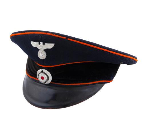 GORRA DE FUNCIONARIO ALEMÁN DE LA SEGUNDA GUERRA MUNDIAL