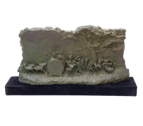 "BACANAL" ALTORRELIEVE EN BRONCE 