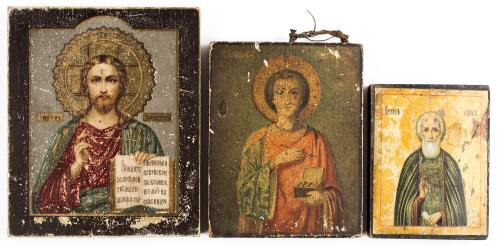 CONJUNTO DE TRES ICONOS 