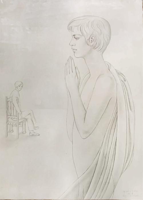 BOCETO 2 PARA "LA HUMANIDAD COMPLETADA", 1972
