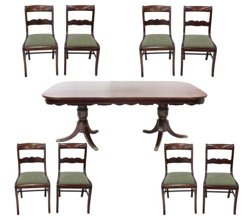 CONJUNTO DE MESA DE COMEDOR Y SILLAS 