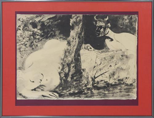 "FAUNE ET FEMME NUE" (1967)