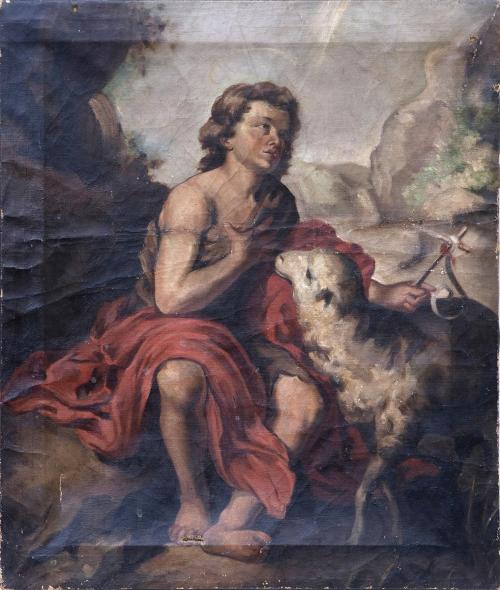 COPIA DE LA OBRA ORIGINAL "SAN JUAN BAUTISTA NIÑO" DE BARTO