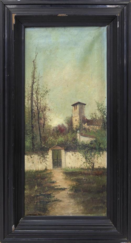 TORRE EN UN BOSQUE (1889)