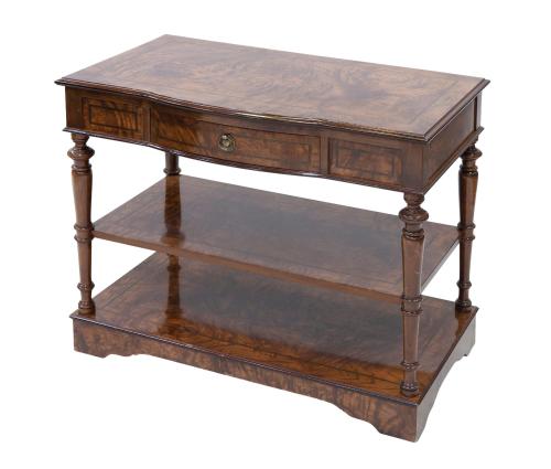 MUEBLE AUXILIAR EN MADERA DE RAÍZ DE NOGAL