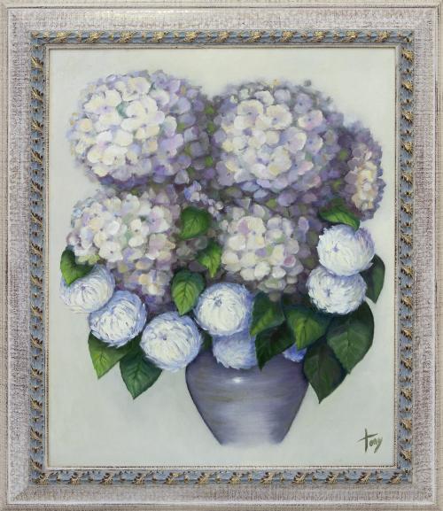 JARRÓN CON FLORES