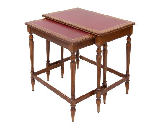 MESA NIDO EN MADERA DE CAOBA