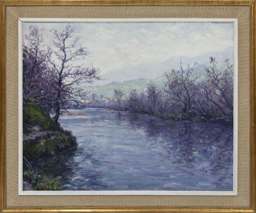 "PAISAJE CON RÍO"