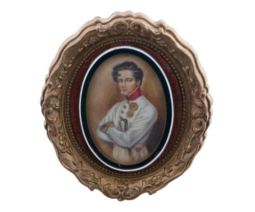 RETRATO EN MINIATURA DE NAPOLEÓN II, DUQUE DE REICHSTADT, S