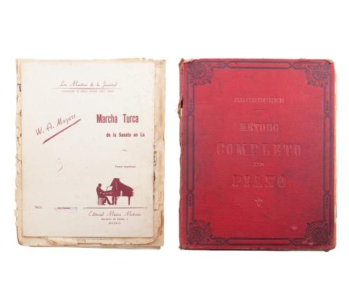 LOTE DE "MÉTODO COMPLETO DE PIANO" POR JOSÉ ARANGUREN (1919