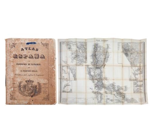 "ATLAS DE ESPAÑA Y SUS POSESIONES DE ULTRAMAR" DE FRANCISCO