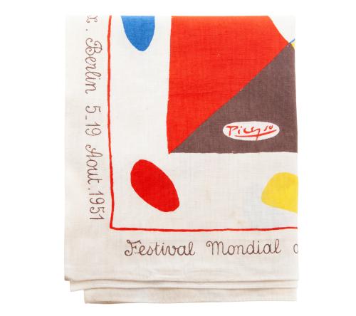 "FOULARD DU FESTIVAL MONDIAL DE LA JEUNESSE ET DES ÉTUDIANT
