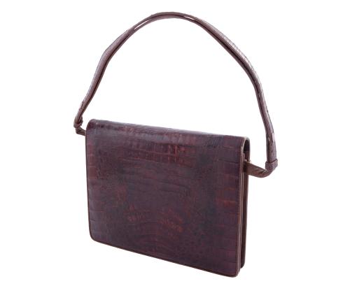 CARTERA EN PIEL DE COCODRILO ROJO