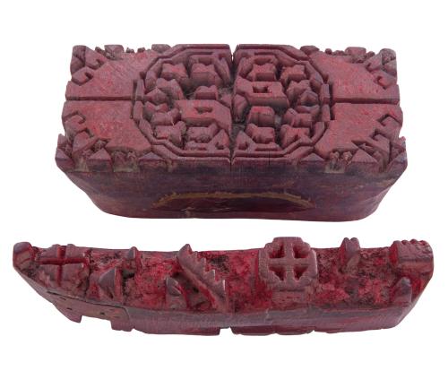 DOS SELLOS ZHUÁNKÈ DE MADERA (S.XIX)