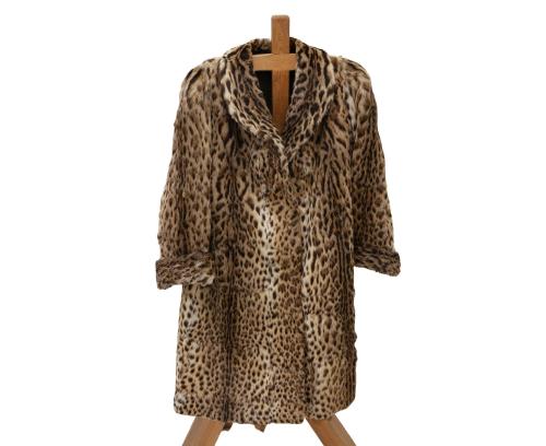 CHAQUETÓN EN PIEL DE OCELOTE