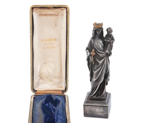 ESCULTURA EN BRONCE DEL ORFEBRE JEAN-ALEXANDRE CHARTIER (18