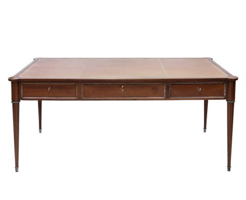 MESA DE DESPACHO EN MADERA DE NOGAL