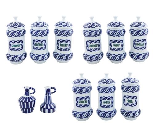 LOTE DE 11 PIEZAS, CERÁMICA SARGADELOS 