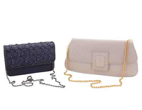 LOTE DE DOS CARTERAS DE NOCHE